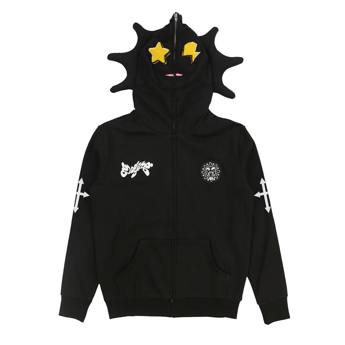 GLO GANG Glo Man Zip Hoodie (Black)