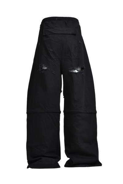 YORI SPORT ZIP OFF UNDERWEAR DENIM (BLACK)