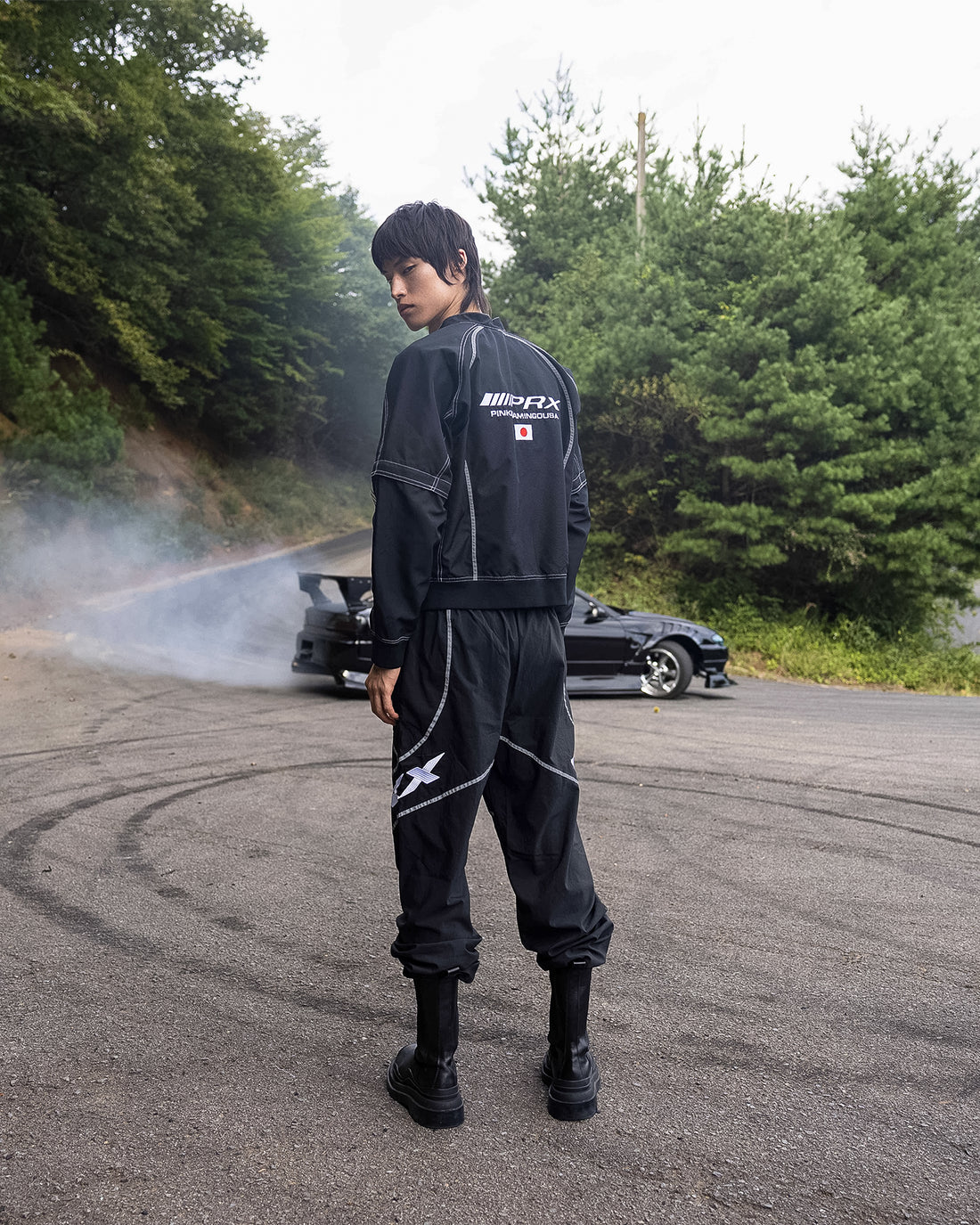 PRIX x PFUSA Moto Nylon Jogger