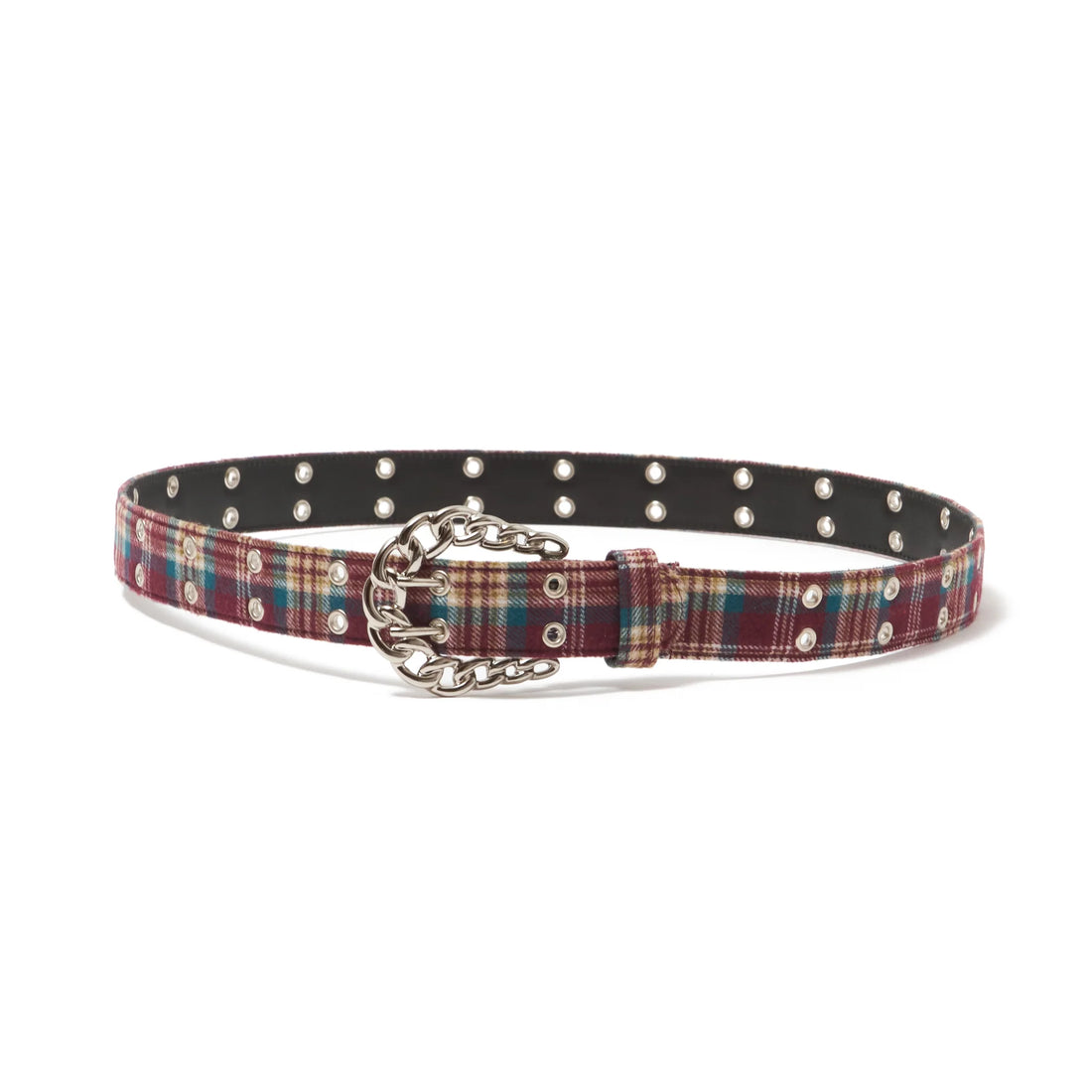 AFB FLANNEL CHECK BELT (BORDEAUX)