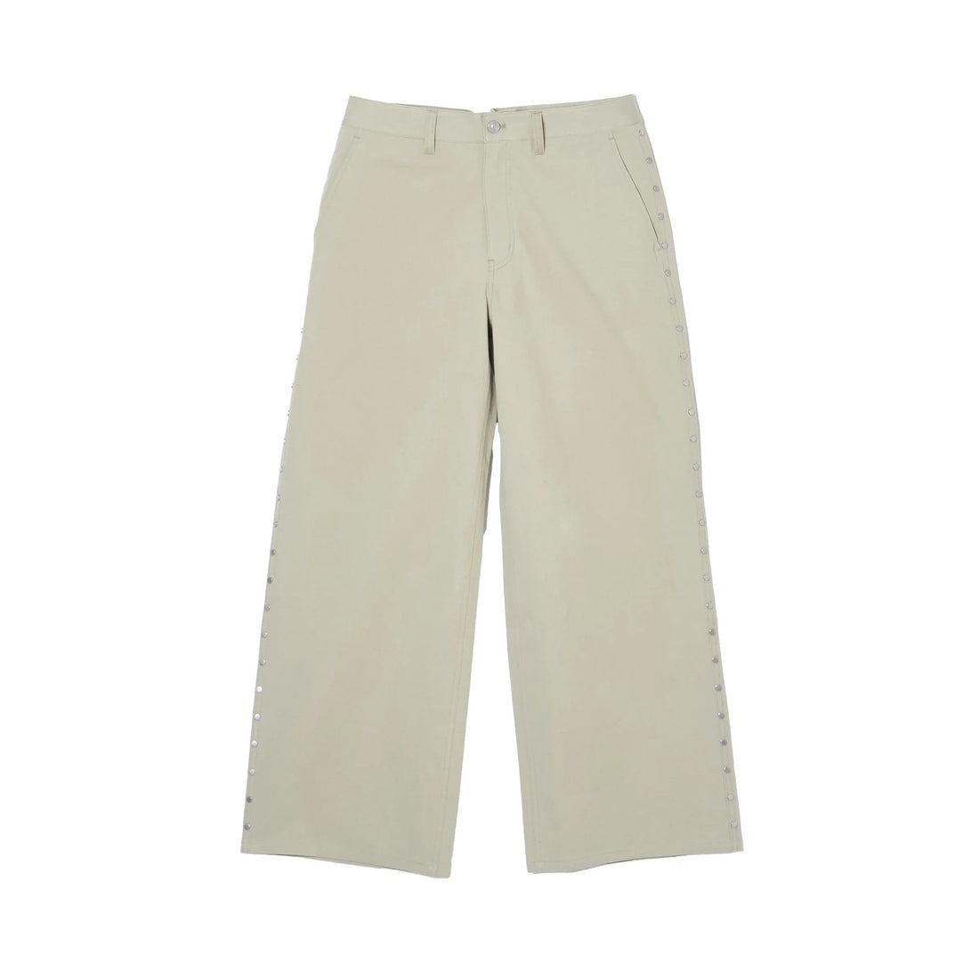 AFB SUPER BAGGY STUDDED PANTS (KHAKI)