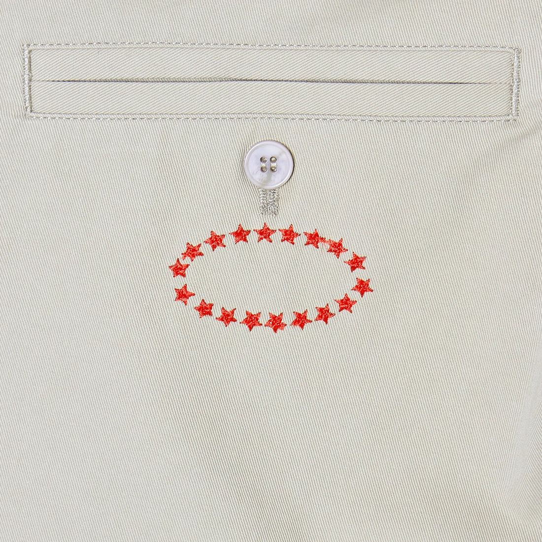 AFB SUPER BAGGY STUDDED PANTS (KHAKI)