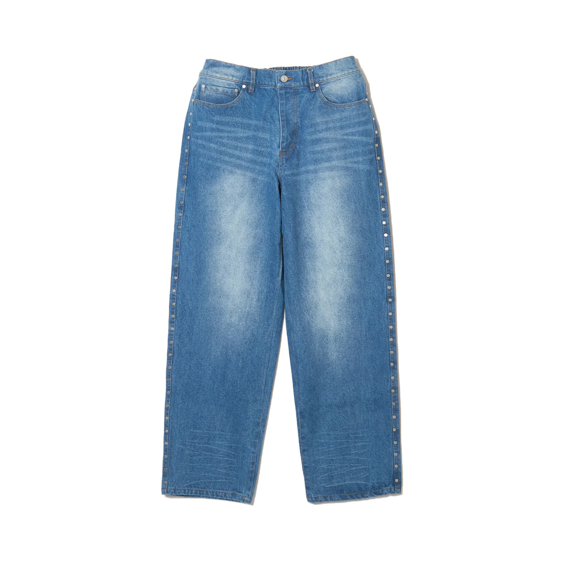 AFB STRAIGHT STUDDED PANTS (BLUE)