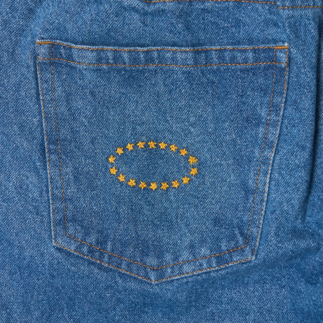 AFB STRAIGHT STUDDED PANTS (BLUE)