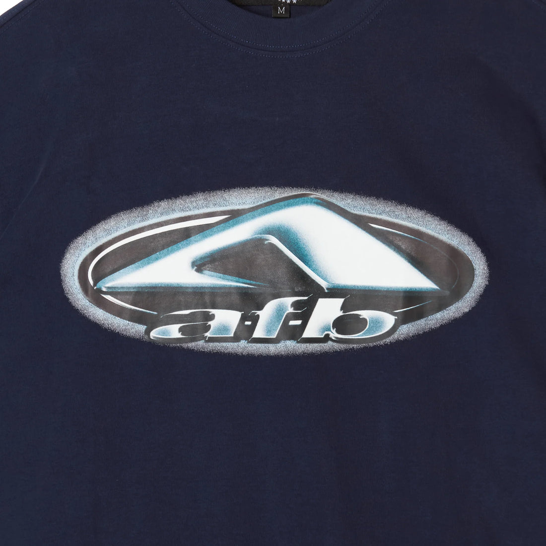 AFB METALLIC TEE (NAVY)