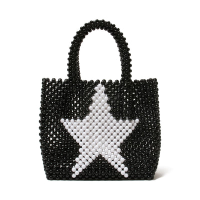 AFB STAR BEADS HAND BAG (BLACK)