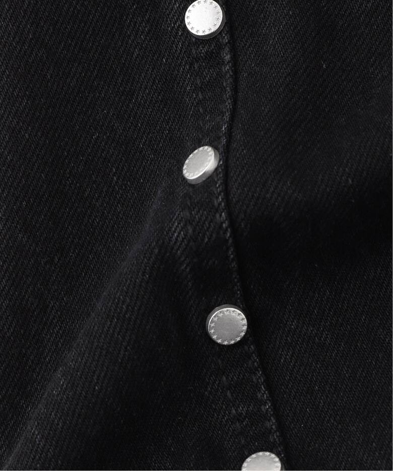 AFB SUPER BAGGY STUDDED PANTS (BLACK)