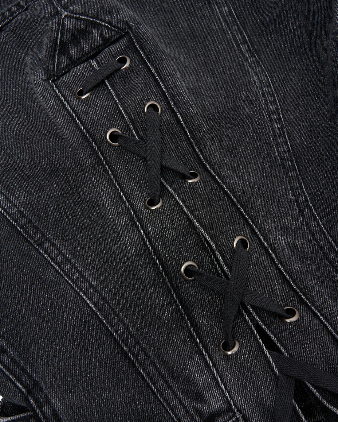 PRIX 98 DENIM JACKET GUNMETAL