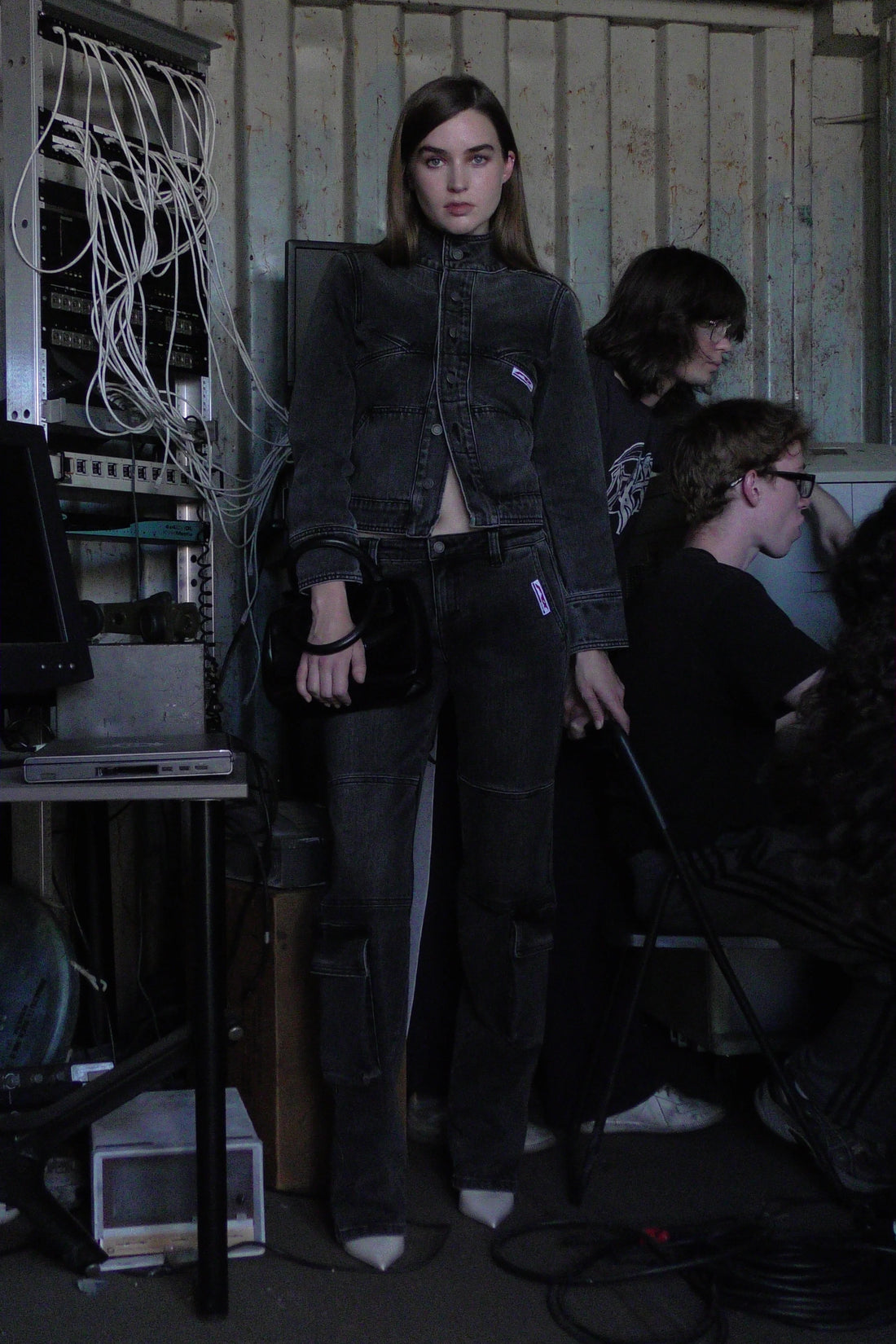 PRIX 98 DENIM JACKET GUNMETAL