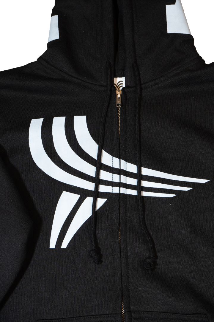 YORI SPORT JAPAN EXCLUSIVE 5 STRIPE ZIP UP (BLACK)