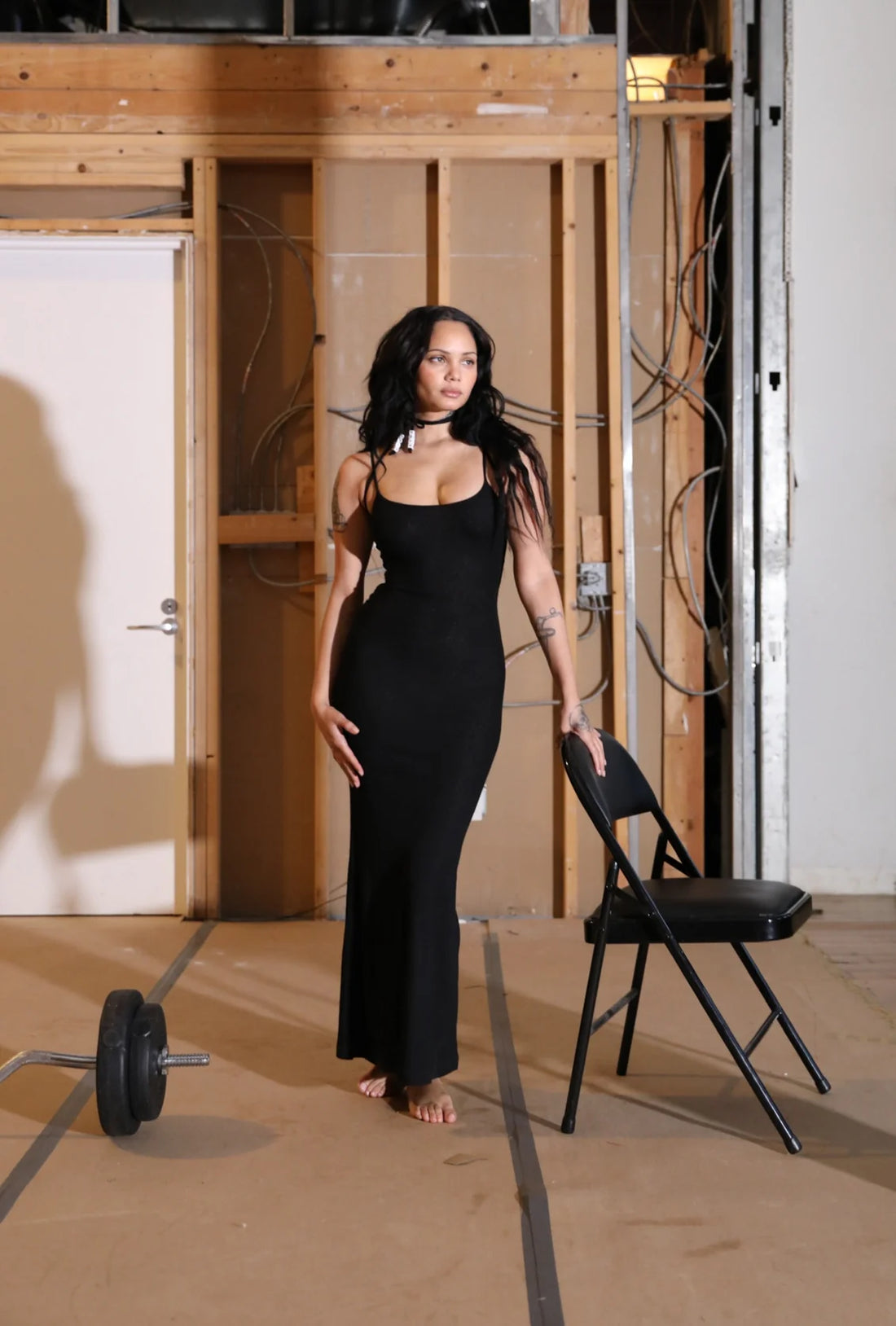 PRIX FRIENDSHIP LOUNGE DRESS BLACK