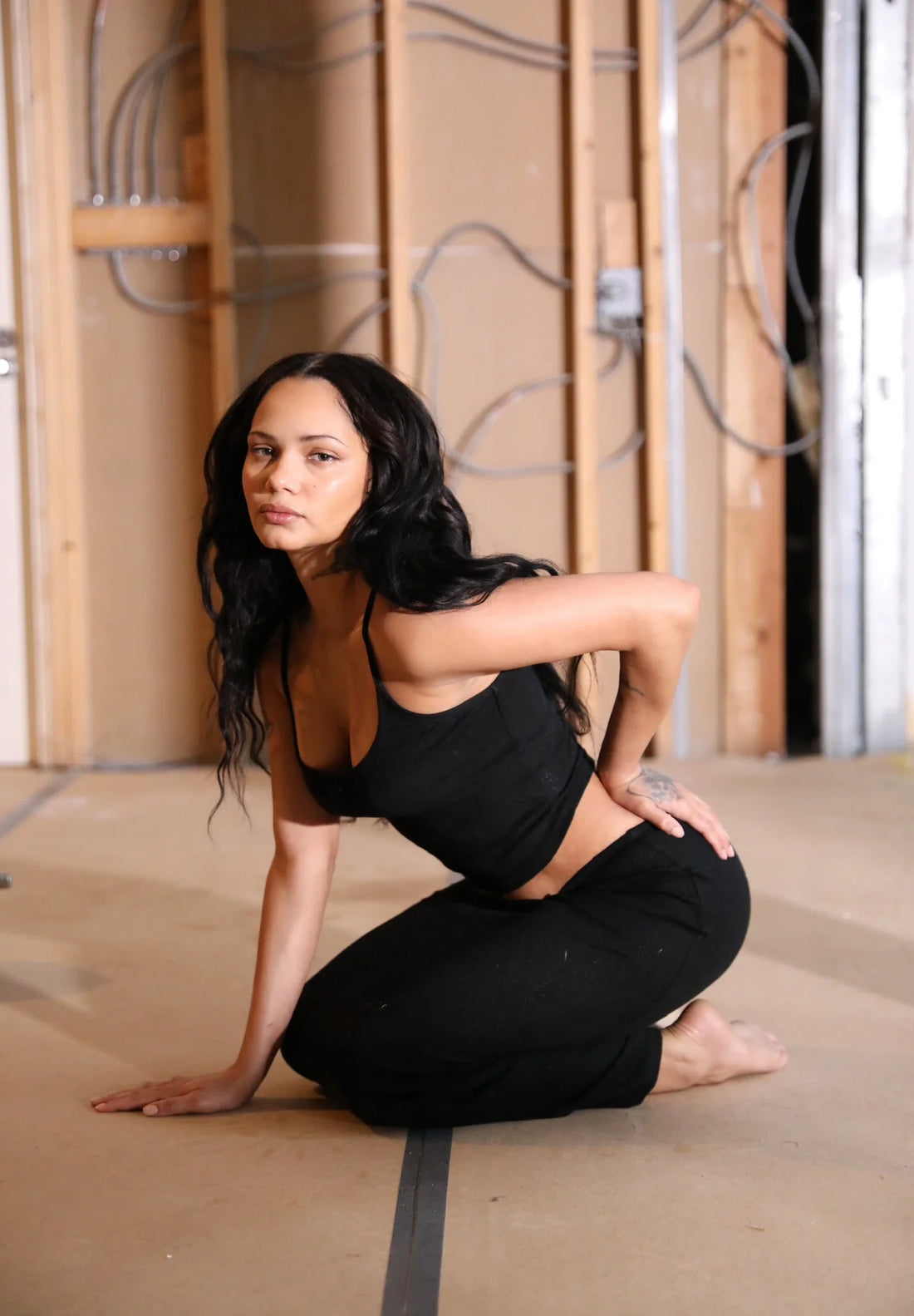 PRIX POINTELLE SKIRT BLACK