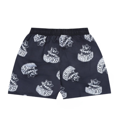 GLO GANG Glo Sun Pattern Shorts (Black)