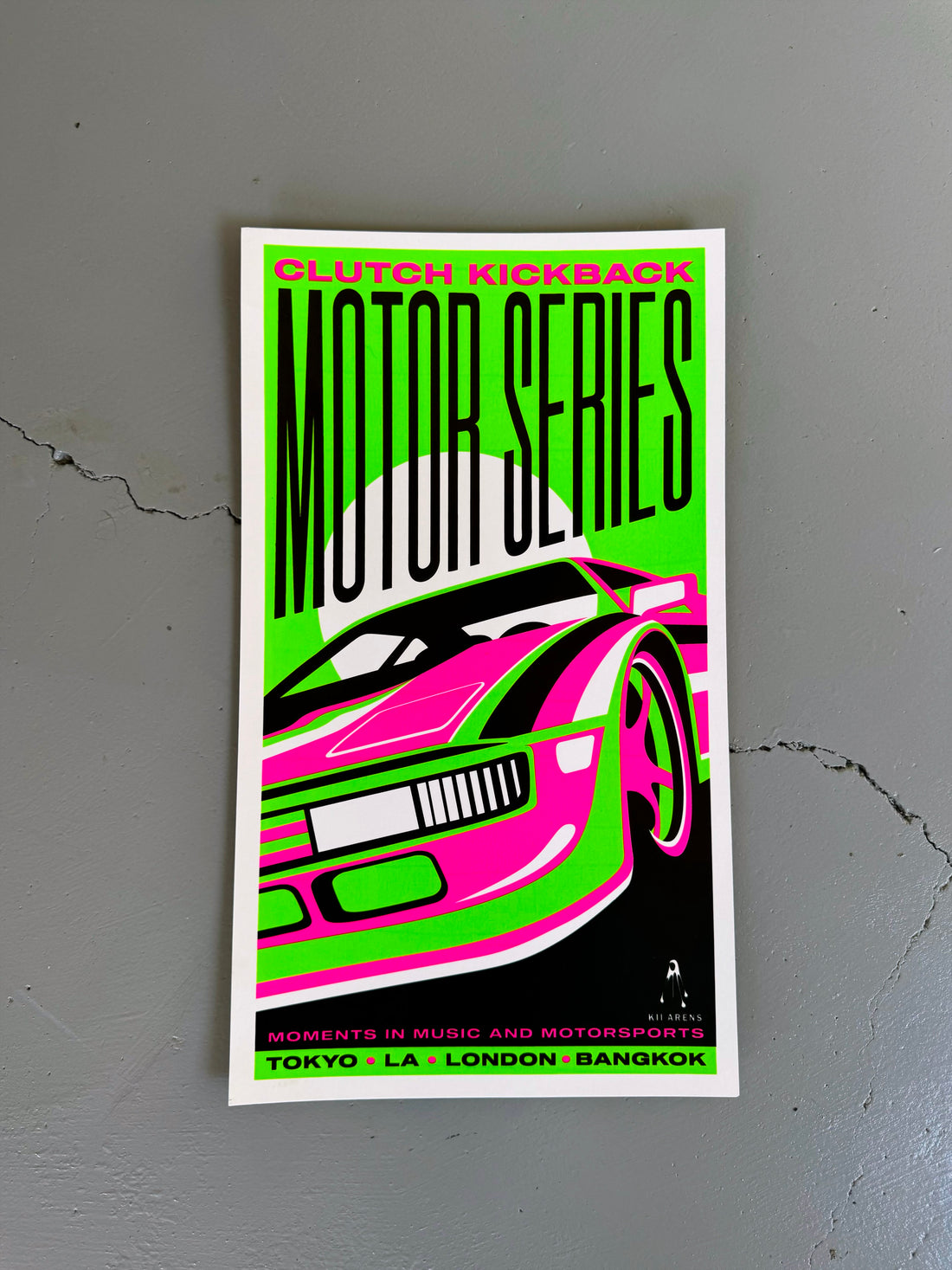 THE CLUTCH KICKBACK POSTER BY KII ARENS