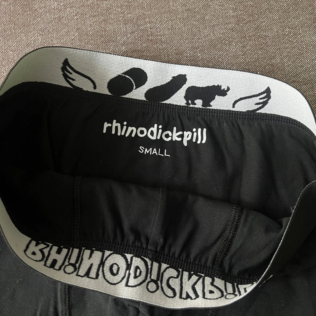 rhinodickpill Black Underwear 3-Pack