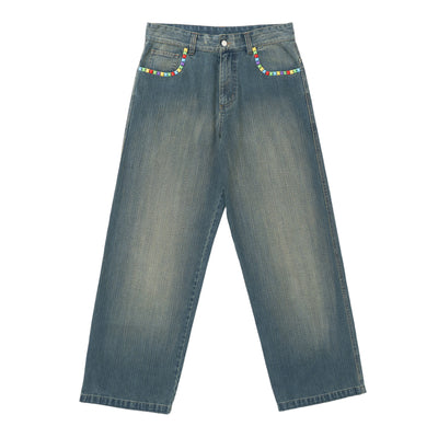 STUDDED DENIMS
