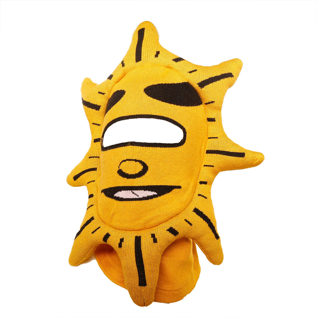 Glo Sun Yellow Ski Mask