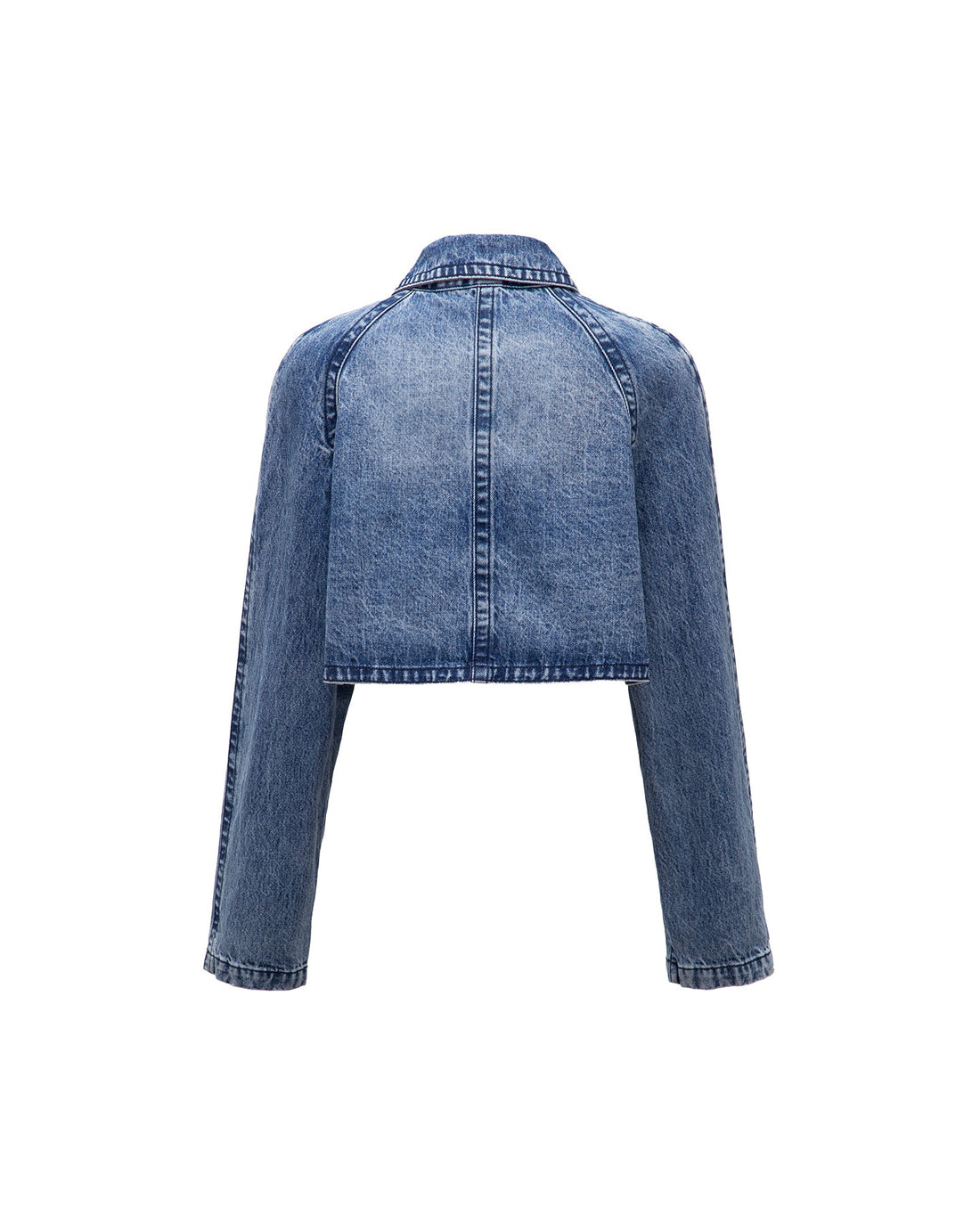 PRIX PRIX DENIM STONE WASHED BABY JACKET INDIGO