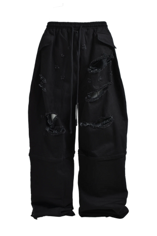 YORI SPORT ZIP OFF UNDERWEAR DENIM (BLACK)