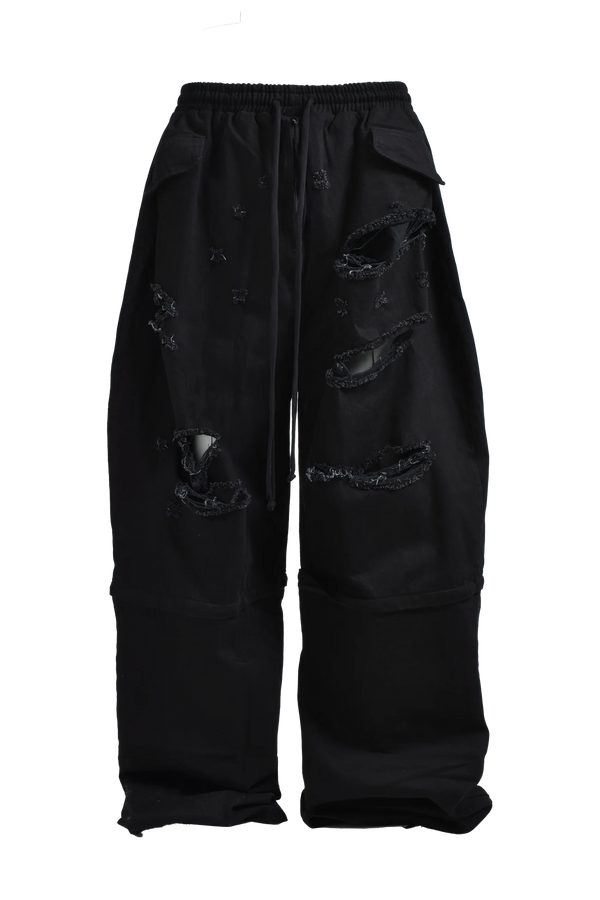 YORI SPORT ZIP OFF UNDERWEAR DENIM (BLACK)