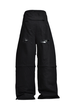 YORI SPORT ZIP OFF UNDERWEAR DENIM (BLACK)