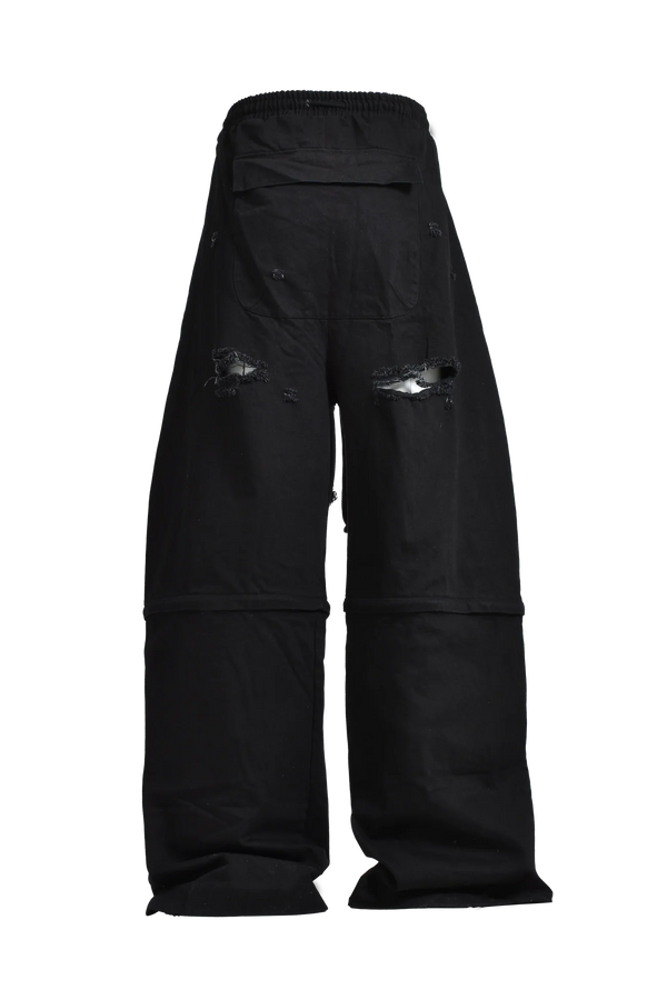 YORI SPORT ZIP OFF UNDERWEAR DENIM (BLACK)