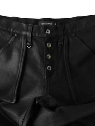NO MASS PROD. 014GLM J-WAXED FLARE JEANS