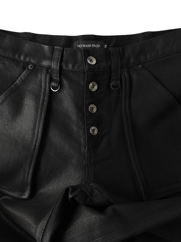NO MASS PROD. 014GLM J-WAXED FLARE JEANS