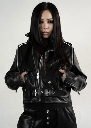 NO MASS PROD. GLMCORE LEATHER JACKET