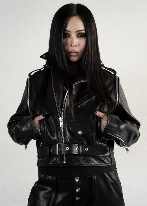NO MASS PROD. GLMCORE LEATHER JACKET