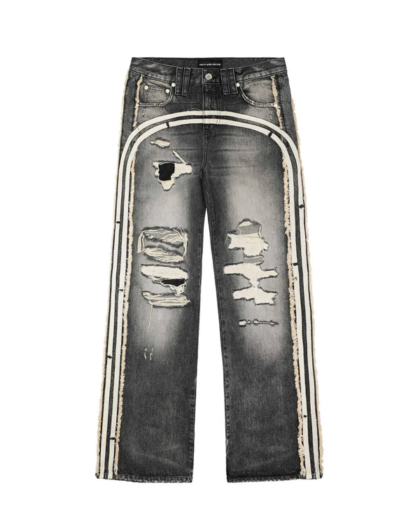 Racer Worldwide Grey Track Jeans