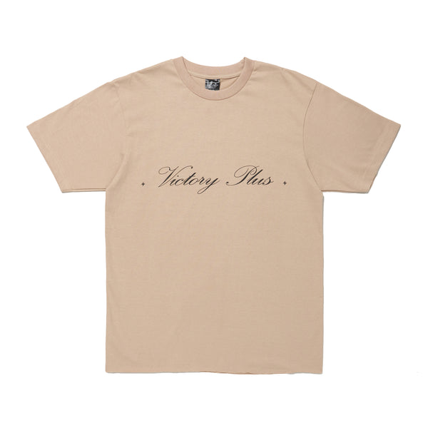 Victory＋ Sand Cursive T-Shirt