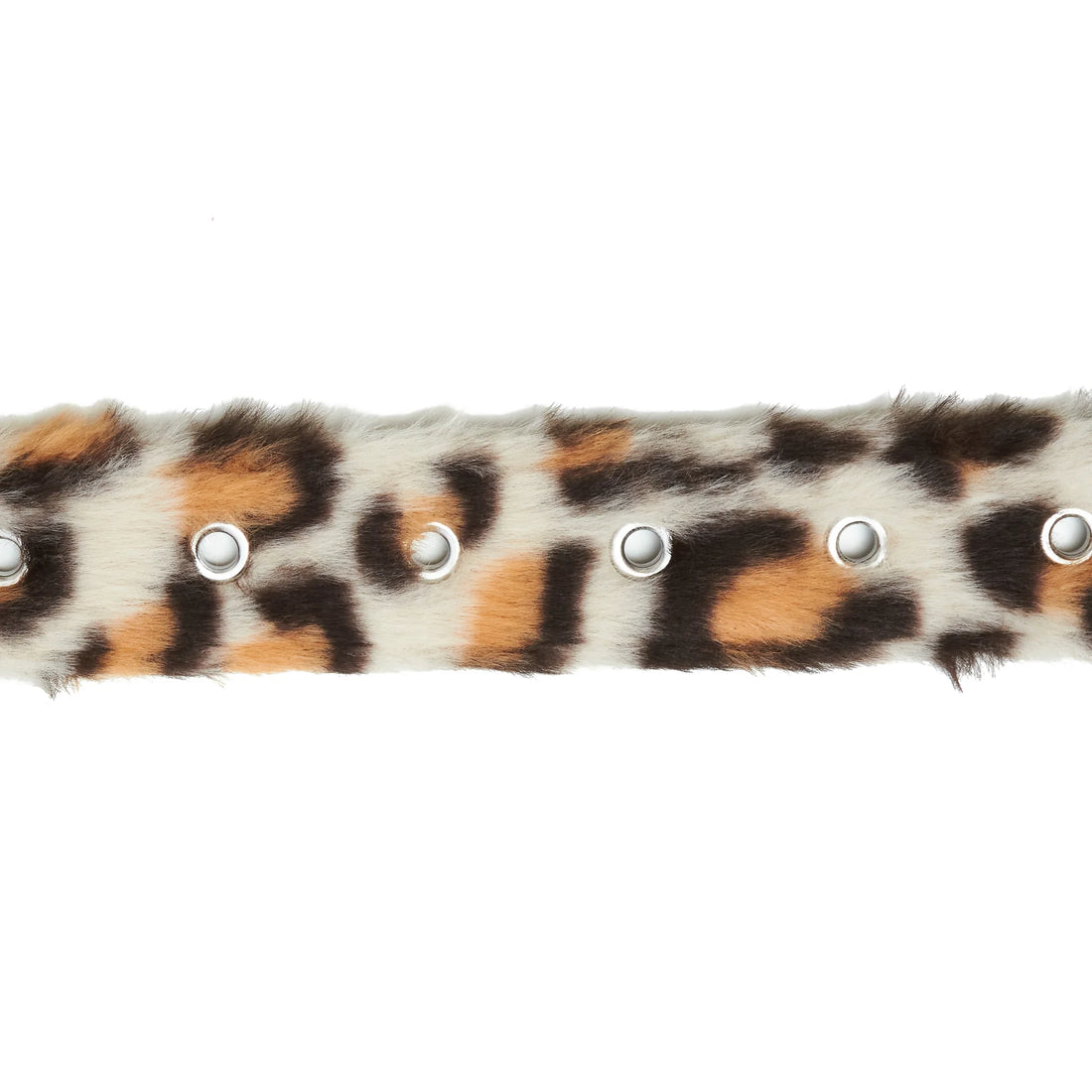 AFB Fur Belt (Leopard White)