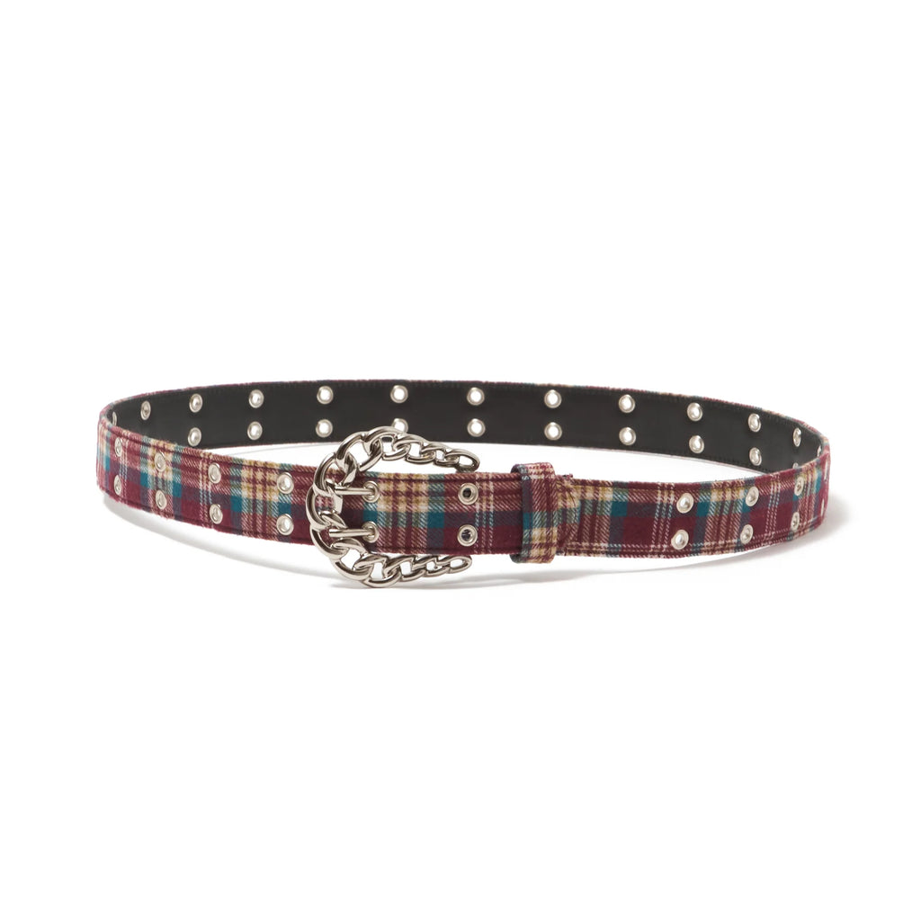 afb　FLANNEL CHECK BELT Mサイズ　店舗限定 AFB / エーエフビー FLANNEL CHECK BELT（ベルト）｜PULP