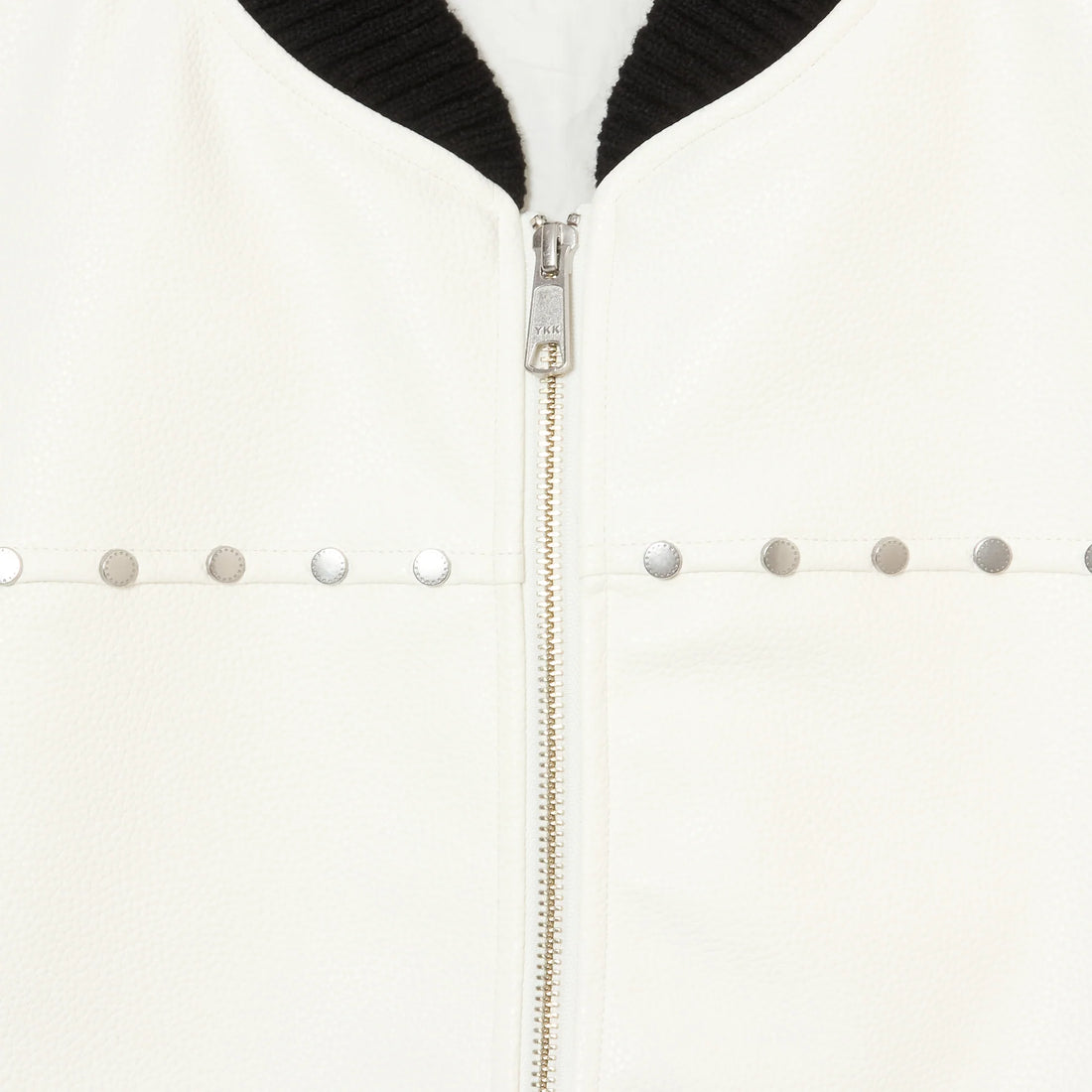 AFB Studded Bomber Jacket (WHITE)