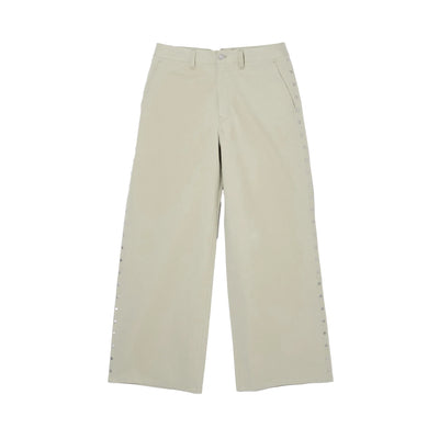 AFB SUPER BAGGY STUDDED PANTS (KHAKI)