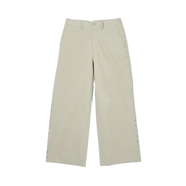 AFB SUPER BAGGY STUDDED PANTS (KHAKI)