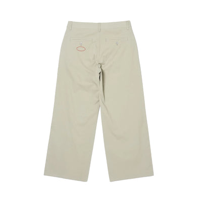 AFB SUPER BAGGY STUDDED PANTS (KHAKI)
