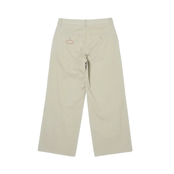 AFB SUPER BAGGY STUDDED PANTS (KHAKI)