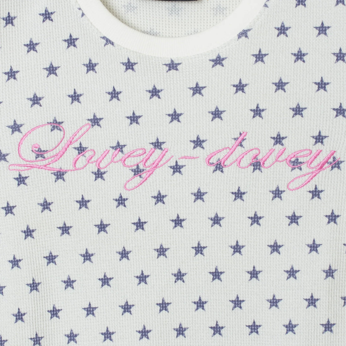 AFB STAR THERMAL GLITTER LS TEE (WHITE)
