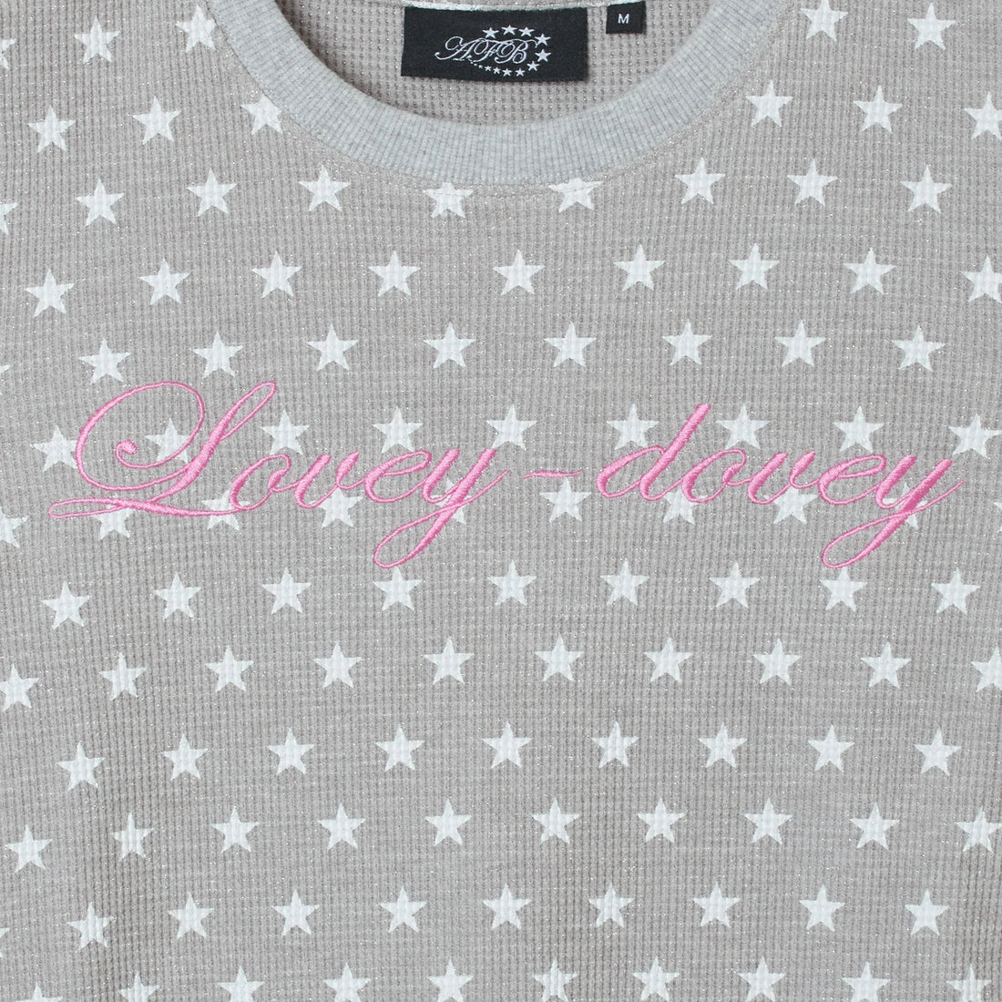 AFB STAR THERMAL GLITTER LS TEE (GREY)