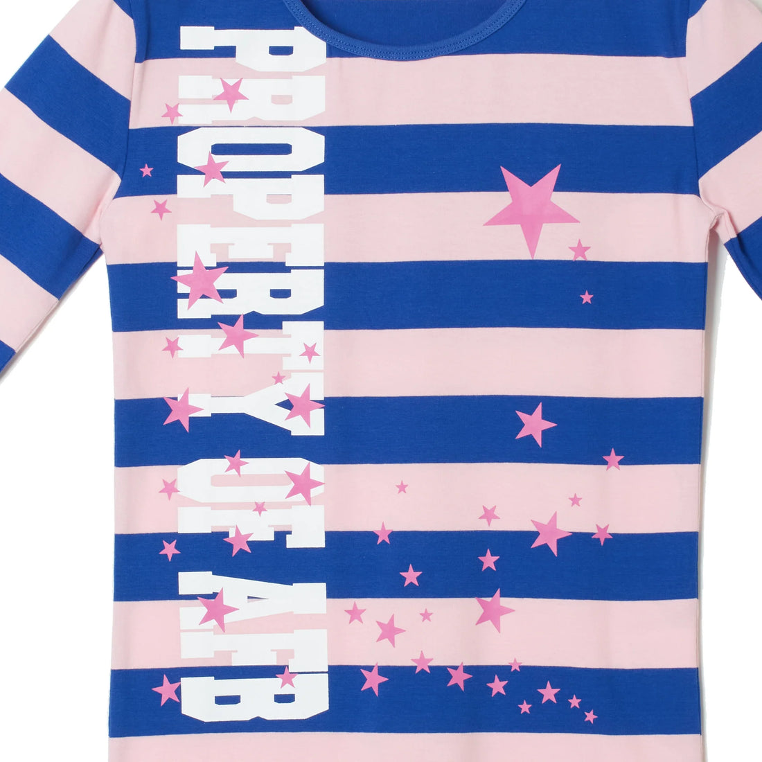 AFB POA BORDER TEE (PINK)