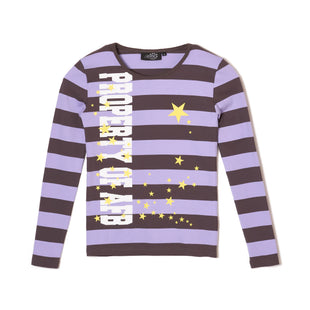 AFB POA BORDER TEE (PURPLE)