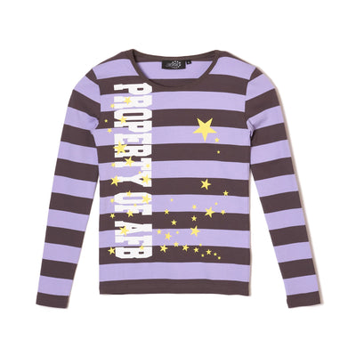 AFB POA BORDER TEE (PURPLE)
