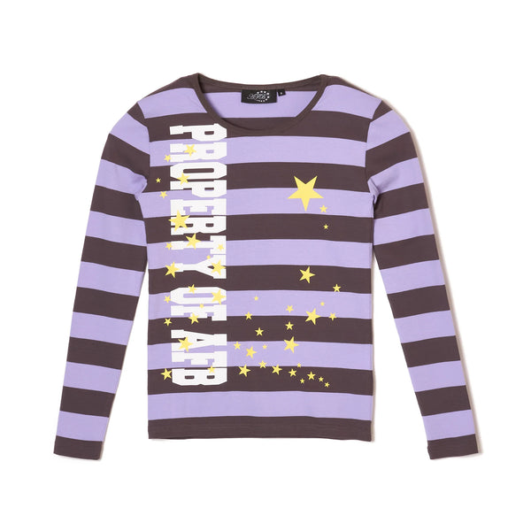 AFB POA BORDER TEE (PURPLE)