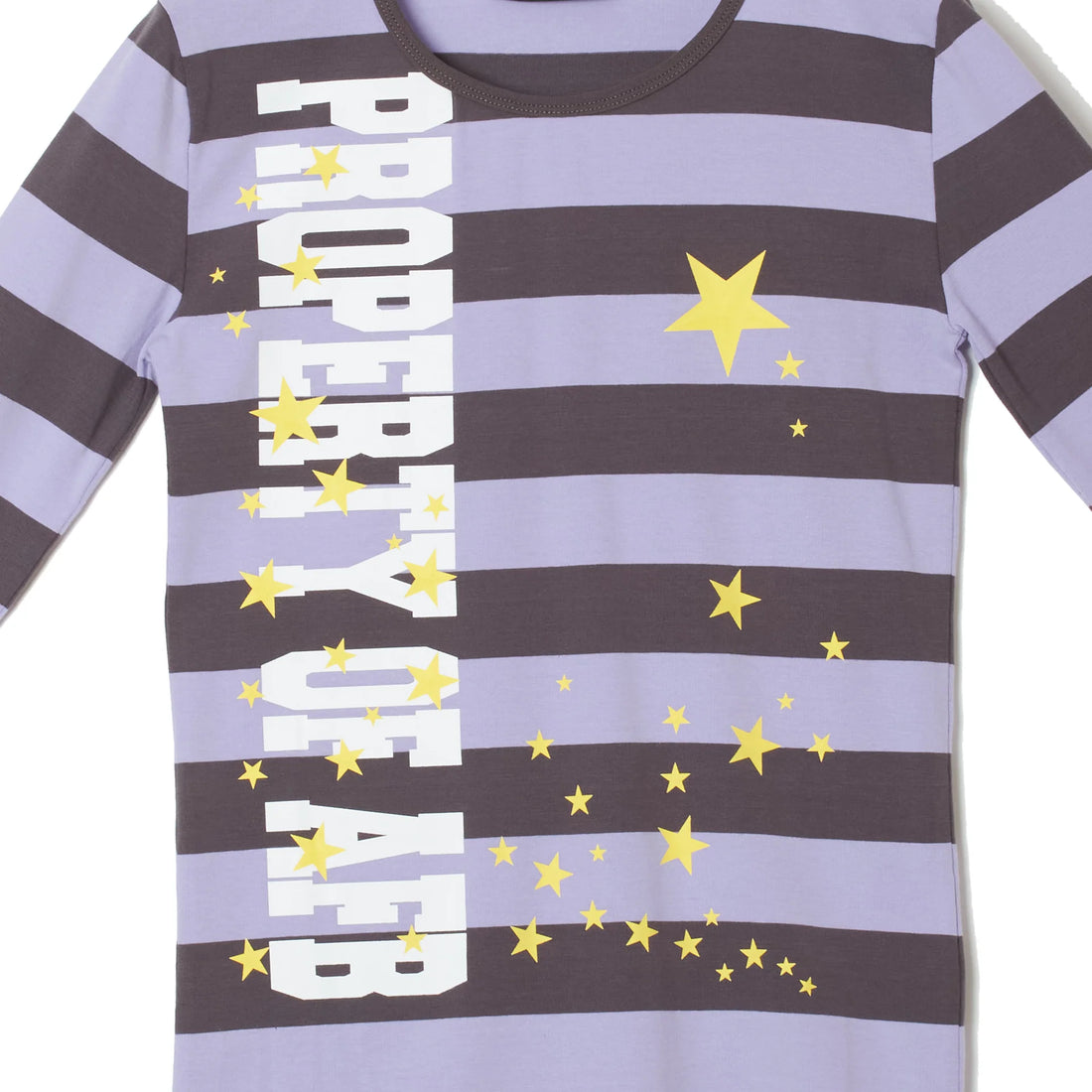 AFB POA BORDER TEE (PURPLE)