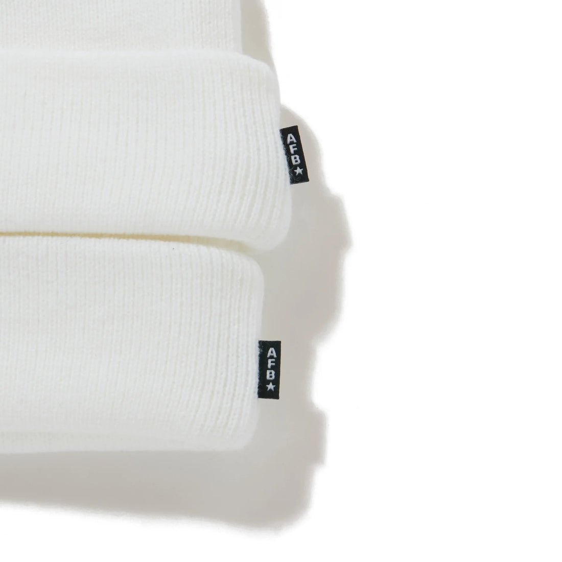 AFB DOUBLE LAYERD BEANIE (WHITE)