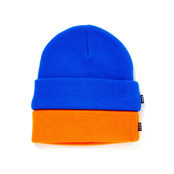 AFB DOUBLE LAYERD BEANIE (BLUE / ORANGE)