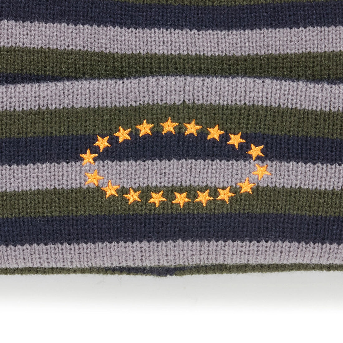 AFB DOUBLE BEANIE (GREY / GREEN)