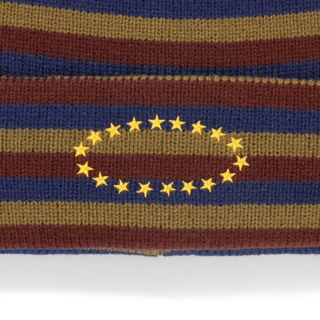 AFB DOUBLE BEANIE (OLIVE / NAVY)